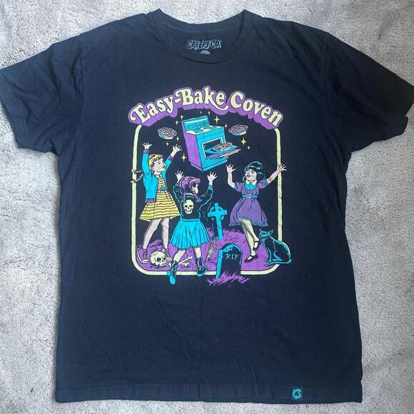 Creepy Co Easy Bake Coven T shirt Large Womens funny satire Y2k - Picture 1 of 2